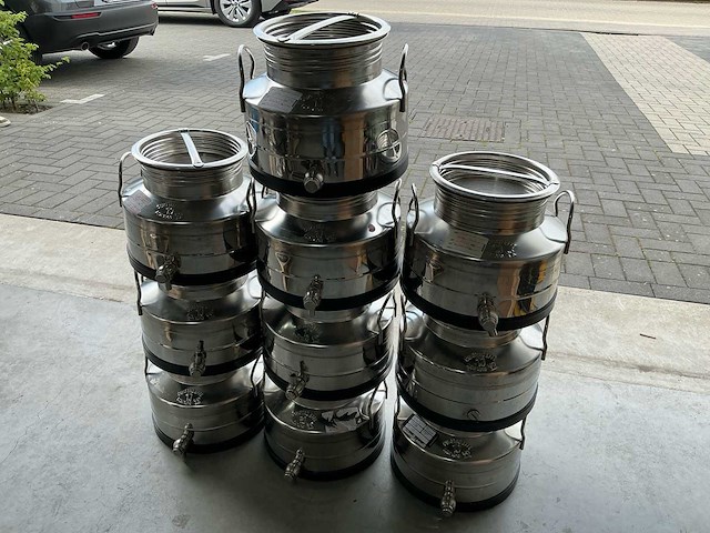 Rvs voedselcontainer 10l overige keukenbenodigdheden (10x) - afbeelding 1 van  5