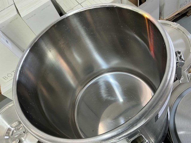 Rvs voedselcontainer 20l overige keukenbenodigdheden (7x) - afbeelding 3 van  4