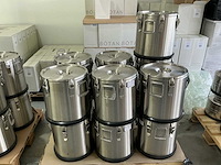 Rvs voedselcontainer 20l overige keukenbenodigdheden (7x) - afbeelding 1 van  5