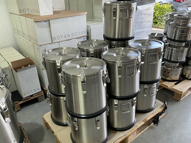 Rvs voedselcontainer 20l overige keukenbenodigdheden (7x) - afbeelding 3 van  5