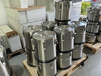 Rvs voedselcontainer 20l overige keukenbenodigdheden (7x) - afbeelding 3 van  5