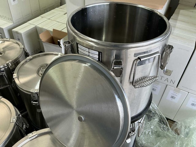 Rvs voedselcontainer 20l overige keukenbenodigdheden (7x) - afbeelding 4 van  5