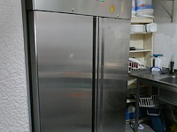 Rvs vrieskast met dubbele deur ggmgastro - afbeelding 1 van  5