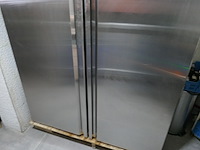 Rvs vrieskast met dubbele deur ggmgastro - afbeelding 3 van  5