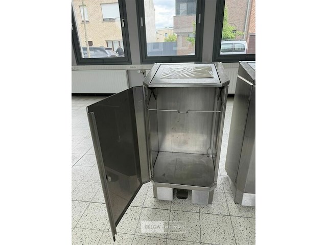 Rvs vuilnisbakken - afbeelding 4 van  6
