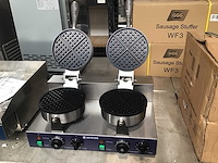 Rvs wafelijzer machine - afbeelding 1 van  5