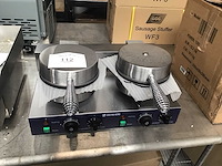 Rvs wafelijzer machine - afbeelding 2 van  5