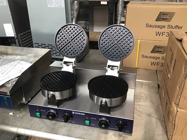 Rvs wafelijzer machine - afbeelding 5 van  5