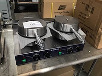 Rvs wafelijzer machine - afbeelding 3 van  5