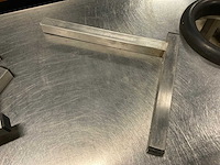 Rvs wand beugels voor leggers (7x) - afbeelding 2 van  3