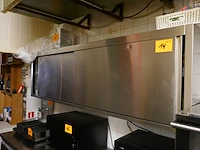 Rvs wandkast met 2 schuifdeuren