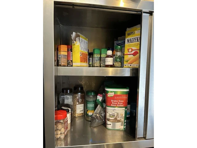 Rvs wandkast - afbeelding 3 van  4