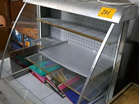 Rvs wandkoeling vitrine + terrasverwarmer - afbeelding 2 van  4