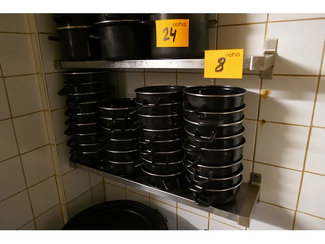 Rvs wandschappen diverse modellen - afbeelding 2 van  4