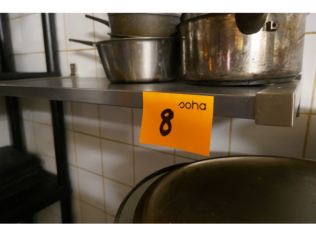 Rvs wandschappen diverse modellen - afbeelding 3 van  4