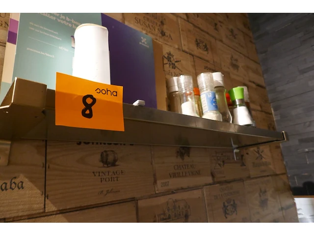 Rvs wandschappen diverse modellen - afbeelding 4 van  4