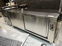 Rvs warmhoudkast / werktafel