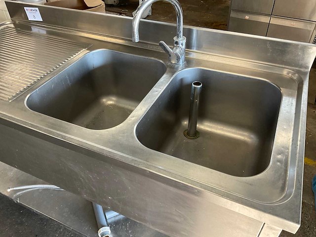 Rvs wastafel - afbeelding 2 van  3