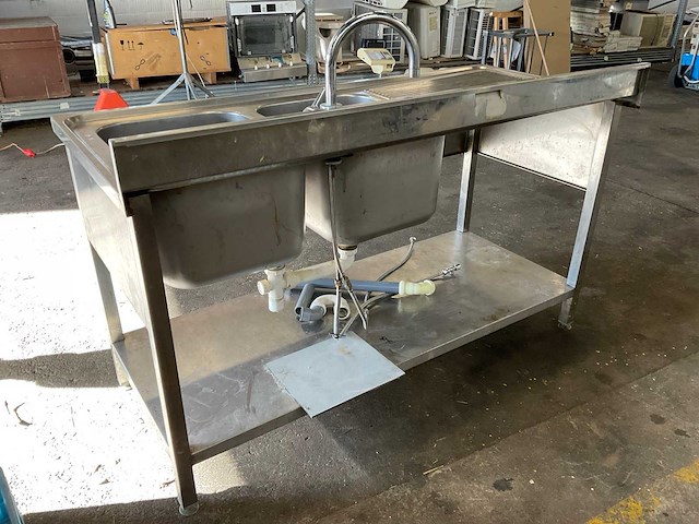 Rvs wastafel - afbeelding 3 van  3