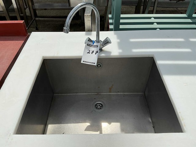 Rvs wastafel - afbeelding 1 van  1