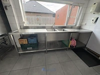 Rvs wastafel