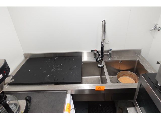 Rvs wastafel - afbeelding 1 van  2