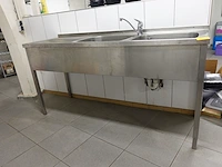 Rvs wastafel