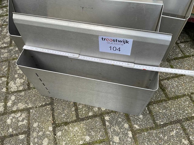 Rvs werkbakken (4x) - afbeelding 8 van  10