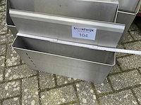 Rvs werkbakken (4x) - afbeelding 8 van  10