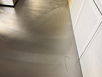 Rvs werkbank hoekopstelling ggmgastro - afbeelding 2 van  5