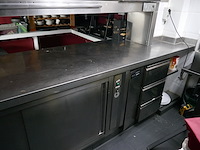 Rvs werkbank-warmhoudkast franstal