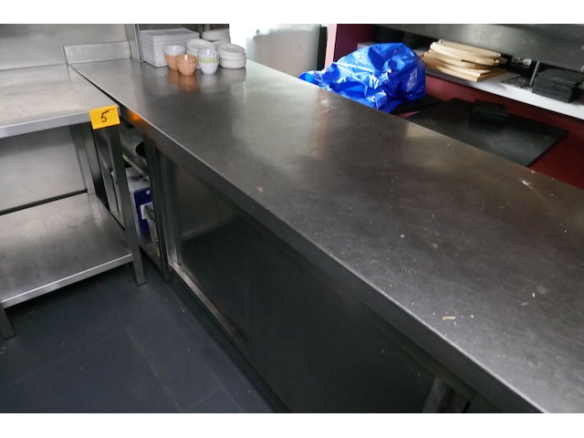 Rvs werkbank-warmhoudkast franstal - afbeelding 2 van  5