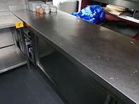 Rvs werkbank-warmhoudkast franstal - afbeelding 2 van  5