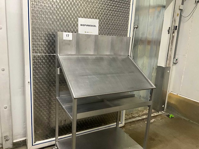 Rvs werkkar/stand - afbeelding 3 van  6