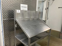 Rvs werkkar/stand - afbeelding 5 van  6