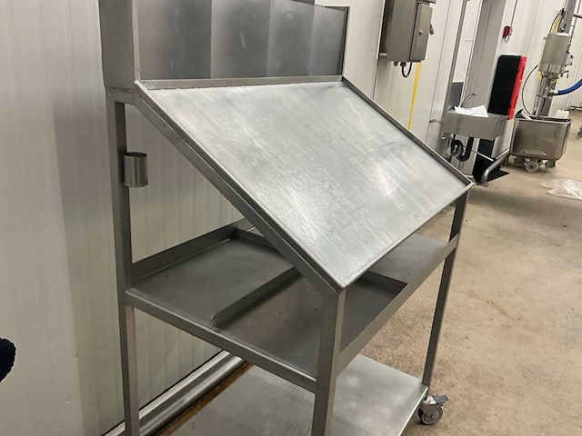 Rvs werkkar/stand - afbeelding 4 van  6