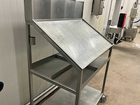 Rvs werkkar/stand - afbeelding 4 van  6