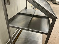 Rvs werkkar/stand - afbeelding 5 van  6