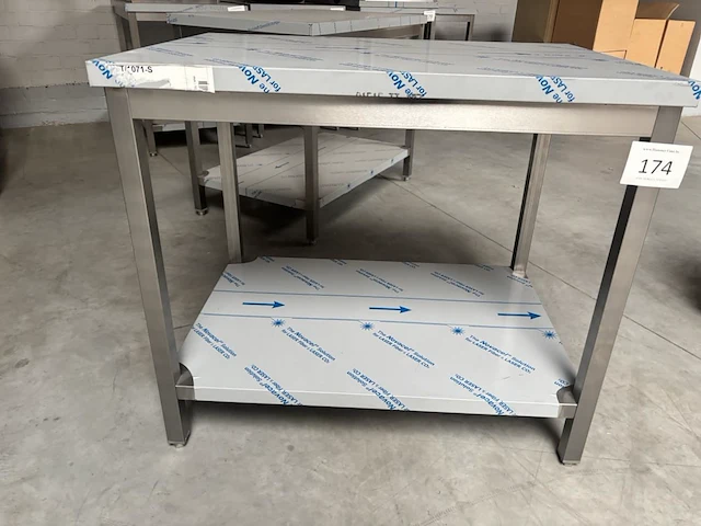 Rvs werktafel 100x70cm - afbeelding 2 van  2