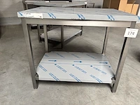 Rvs werktafel 100x70cm - afbeelding 2 van  2