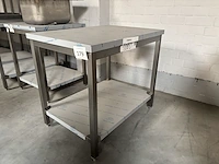 Rvs werktafel 100x70cm