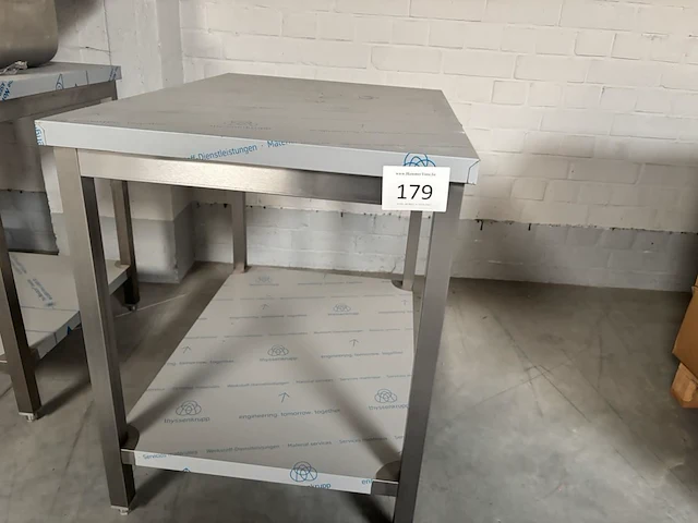 Rvs werktafel 100x70cm - afbeelding 2 van  3
