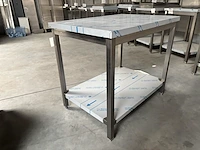 Rvs werktafel 100x70cm