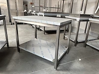 Rvs werktafel 110x70cm