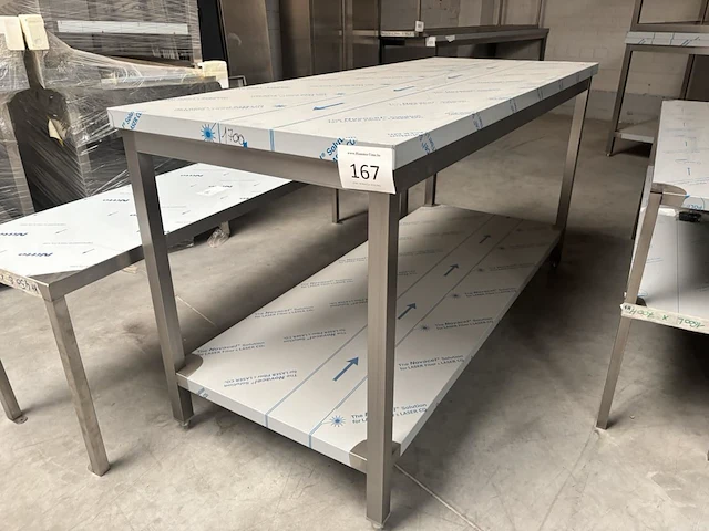 Rvs werktafel 170x70cm - afbeelding 1 van  3