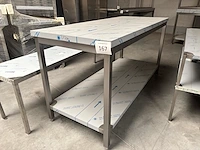 Rvs werktafel 170x70cm