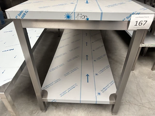 Rvs werktafel 170x70cm - afbeelding 2 van  3