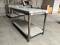 Rvs werktafel 180x70cm