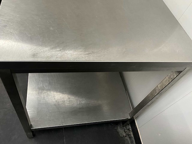 Rvs werktafel 200cm - afbeelding 3 van  7