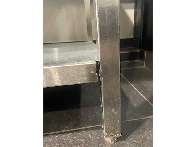 Rvs werktafel 200cm - afbeelding 5 van  7